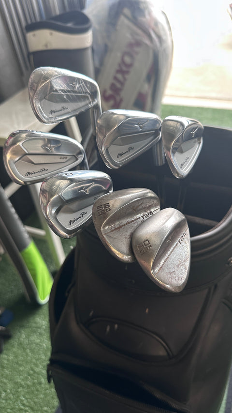 Mizuno Pro 223 Irons 6-PW+ T24 Raw 56/60 Wedges