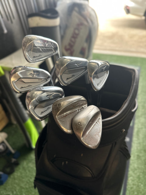 Mizuno Pro 223 Irons 6-PW+ T24 Raw 56/60 Wedges