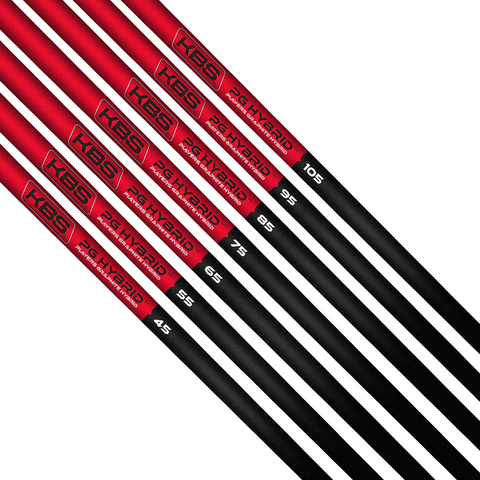 KBS PLAYER'S GRAPHITE HYBRID (PGH) BLACK MATTE HYBRID SHAFTS (0.370)